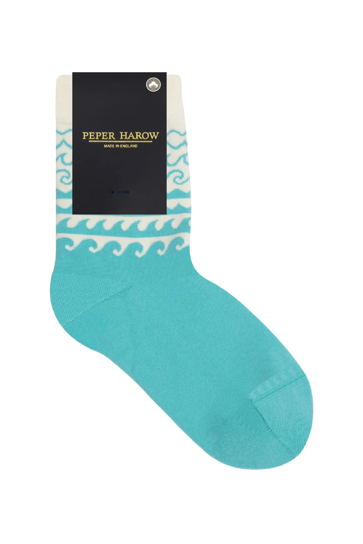 Wave Women's Socks - Cream
