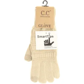 Women’s CC Knit Smart Tip Gloves – Cozy & Touchscreen-Friendly