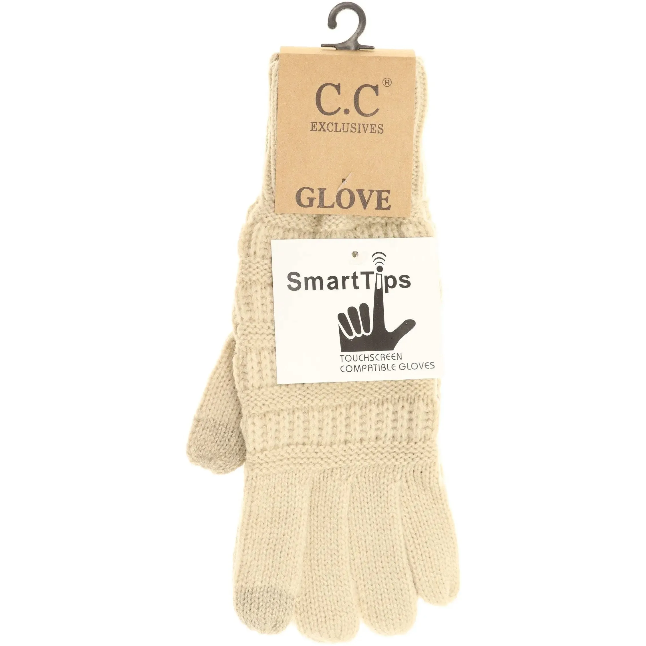 Women’s CC Knit Smart Tip Gloves – Cozy & Touchscreen-Friendly