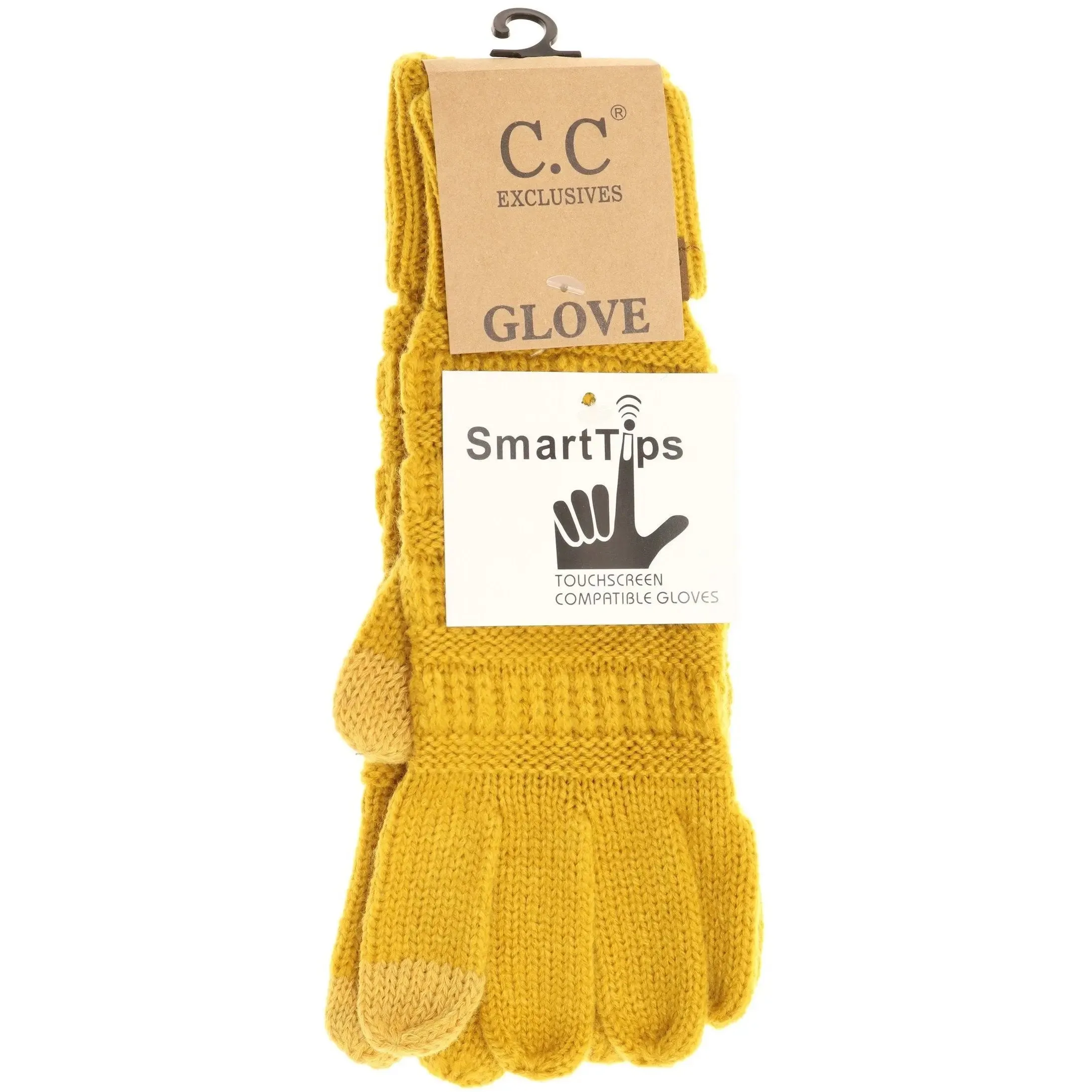 Women’s CC Knit Smart Tip Gloves – Cozy & Touchscreen-Friendly