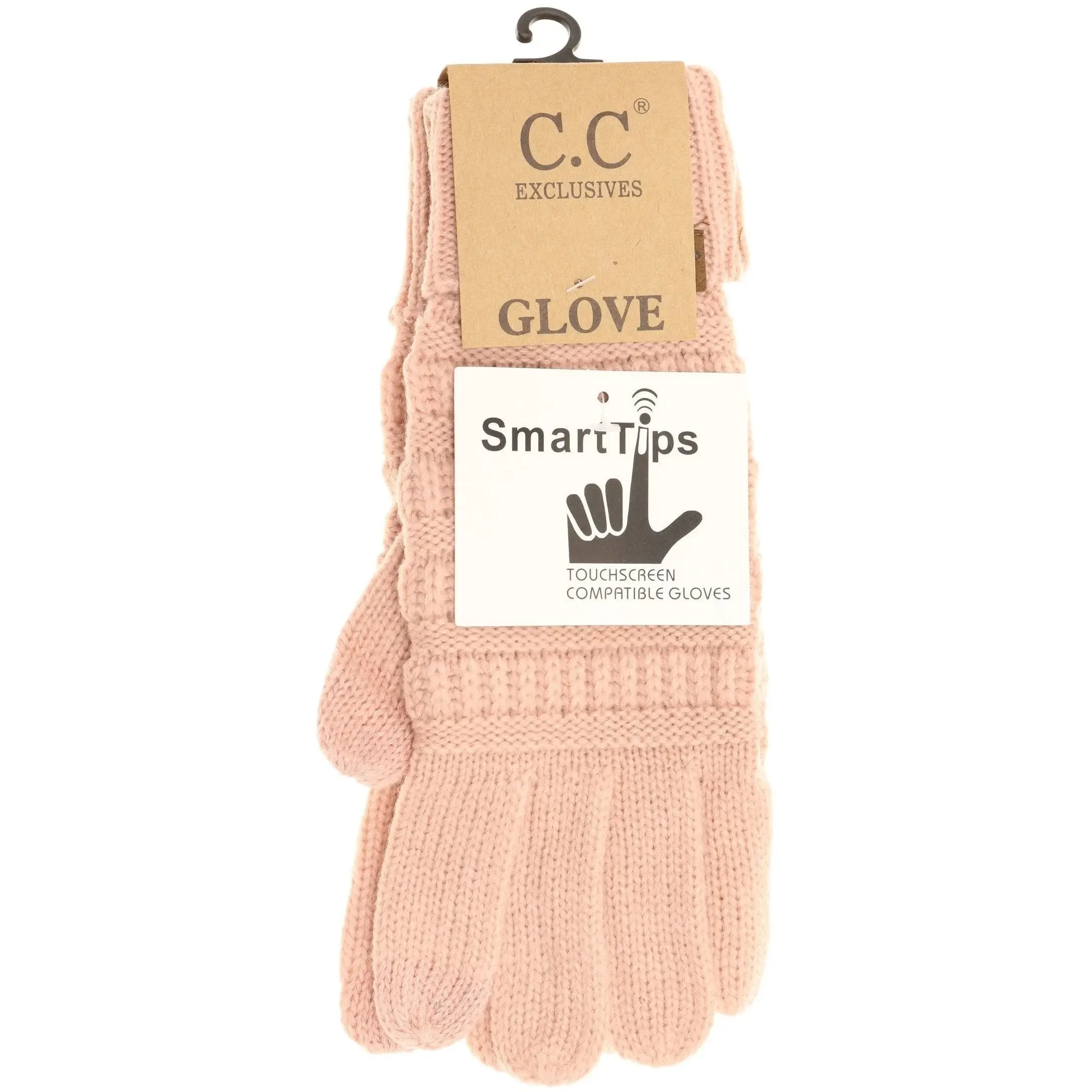 Women’s CC Knit Smart Tip Gloves – Cozy & Touchscreen-Friendly