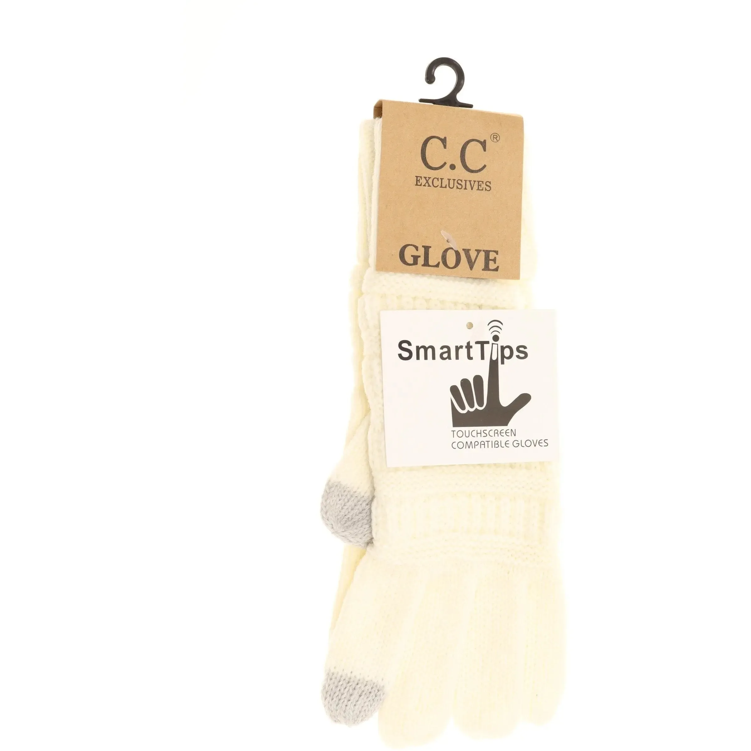 Women’s CC Knit Smart Tip Gloves – Cozy & Touchscreen-Friendly