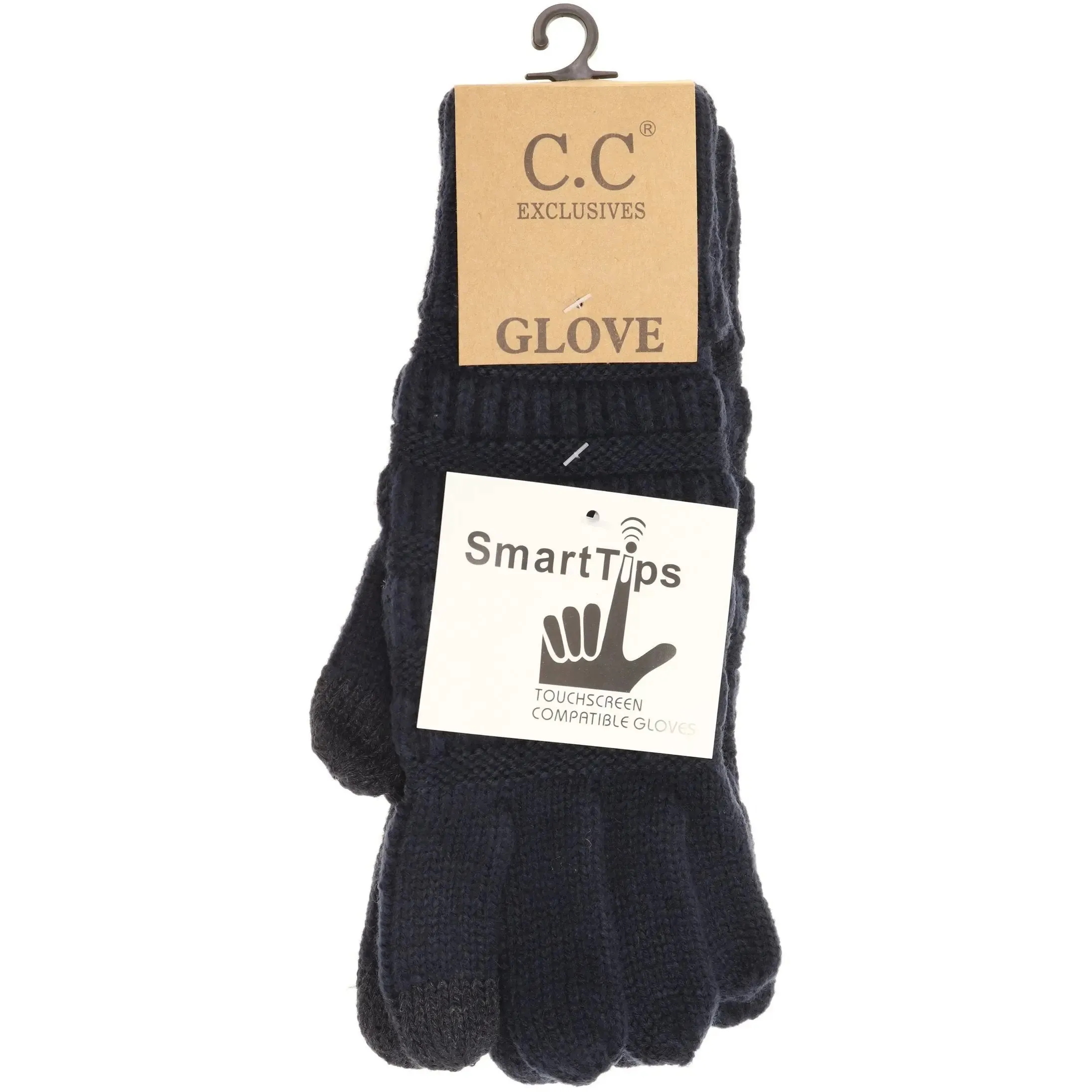 Women’s CC Knit Smart Tip Gloves – Cozy & Touchscreen-Friendly