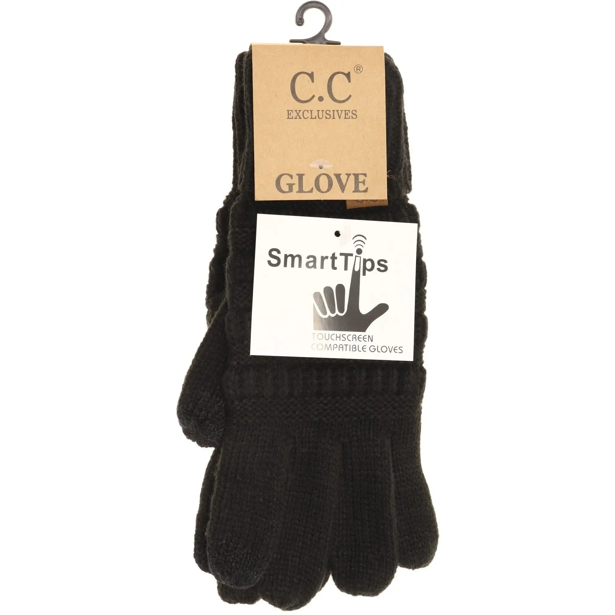 Women’s CC Knit Smart Tip Gloves – Cozy & Touchscreen-Friendly