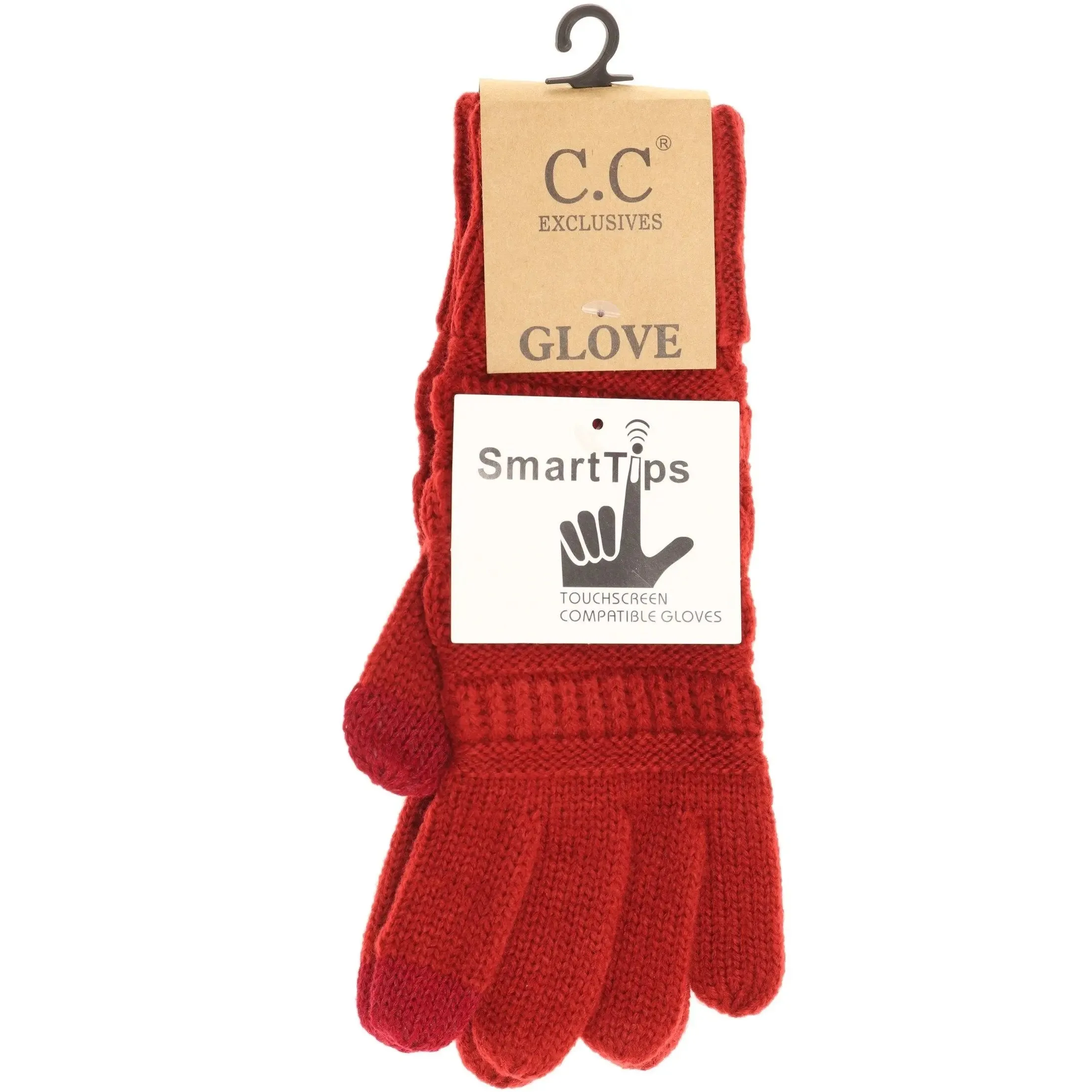 Women’s CC Knit Smart Tip Gloves – Cozy & Touchscreen-Friendly
