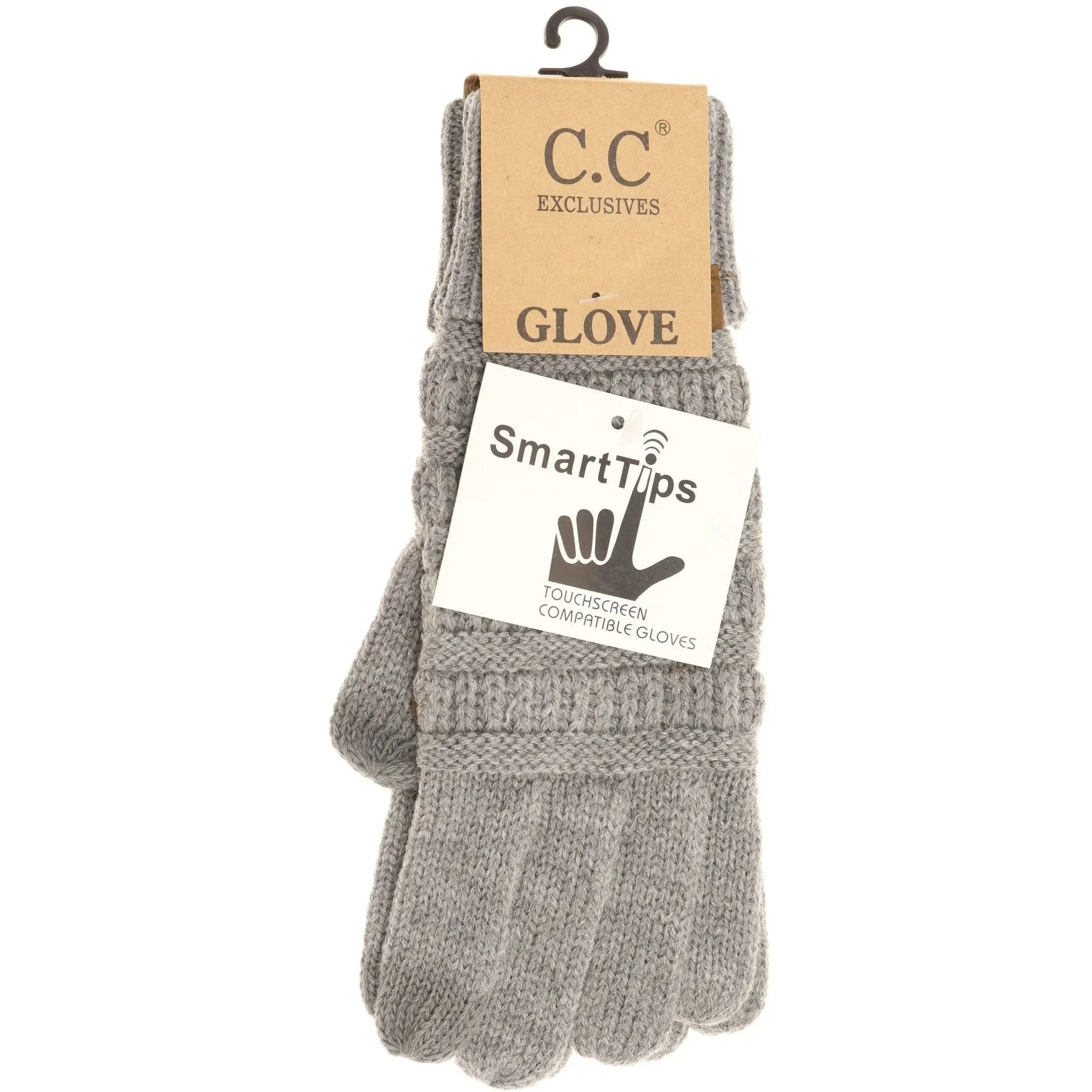 Women’s CC Knit Smart Tip Gloves – Cozy & Touchscreen-Friendly
