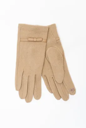 Wool Gloves, Coffee (Style 4)